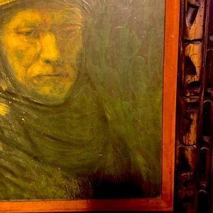 Old painting, real painting not a print frame is old please see pictures